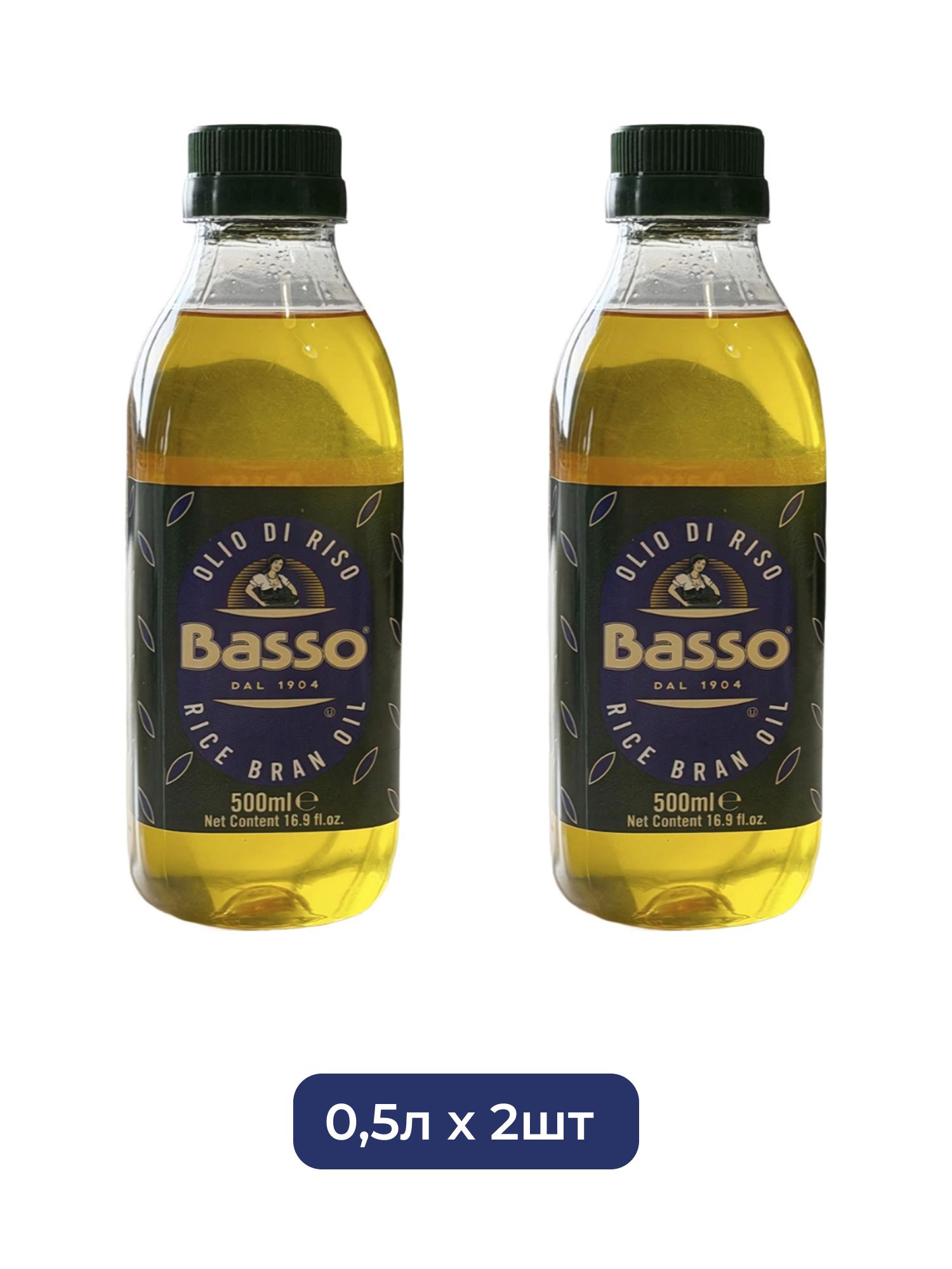 Масло Basso из Рисовых Отрубей 500мл х 2шт.