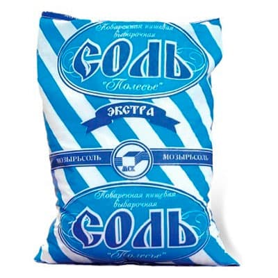 Соль Полесье экстра 1 кг