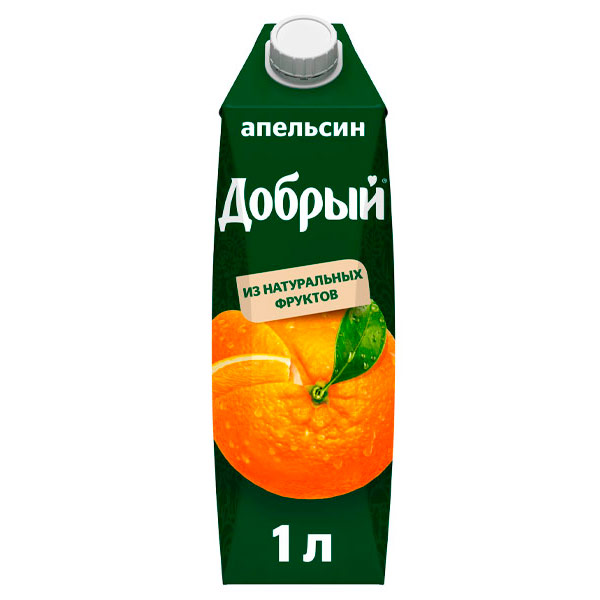 Нектар Добрый апельсин 1 литр