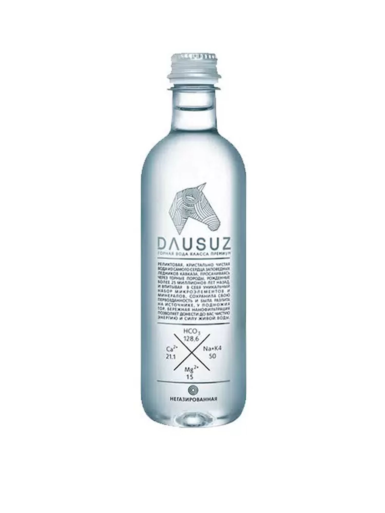 Вода Dausuz 0.5 литра, без газа, стекло. Упаковка 12 шт.