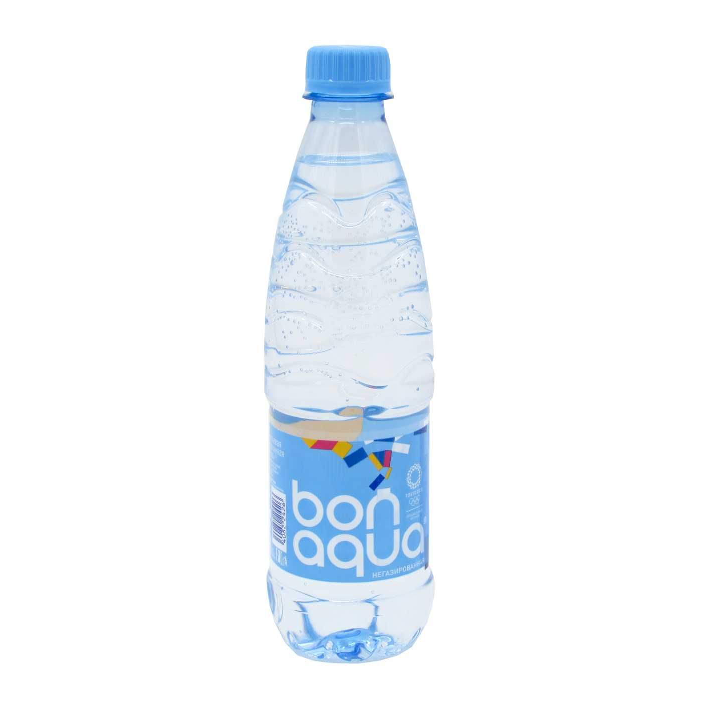 Вода минеральная Bon Aqua (Бон Аква) без газа 0,5л x 24шт