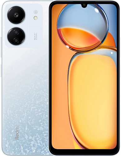 Смартфон Xiaomi Redmi 13C 4/128GB NFC RU/A (Белый, 4 ГБ, 128 ГБ, RU)