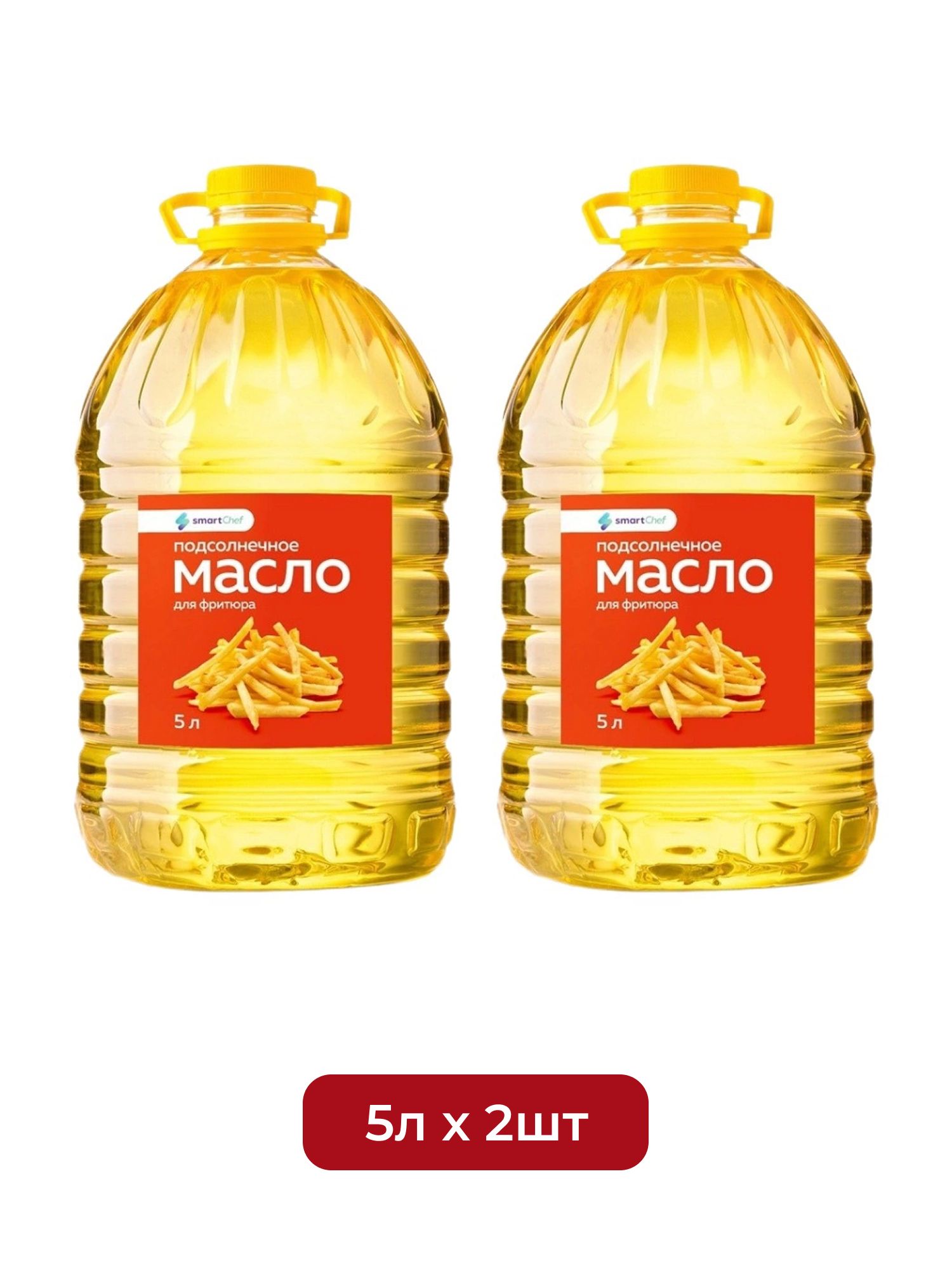Масло Подсолнечное Smart Chef для Фритюра 5л х 2шт.
