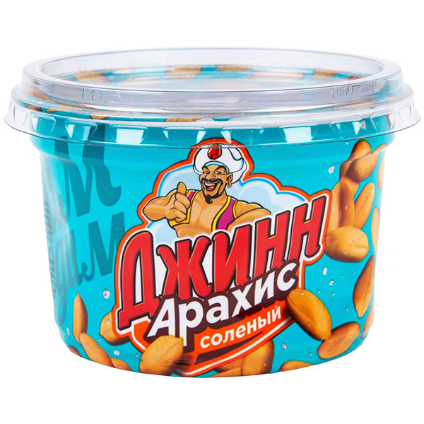 Арахис Джинн жареный с солью 130 гр