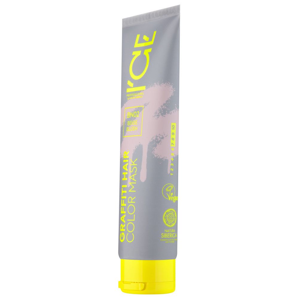 Тонирующая маска для волос ICE by Natura Siberica COLOR MASK Beige Blush, 140 мл х 10шт.