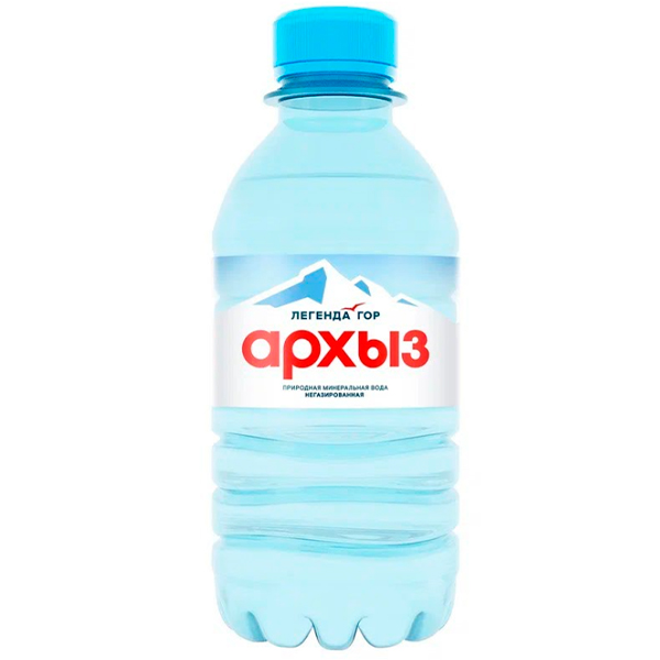 Вода Легенда гор Архыз 0.25 литра, без газа, пэт, 12 шт. в уп.