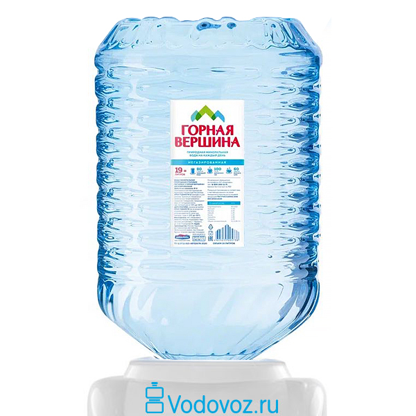 Вода Горная вершина 19 литров в одноразовой таре