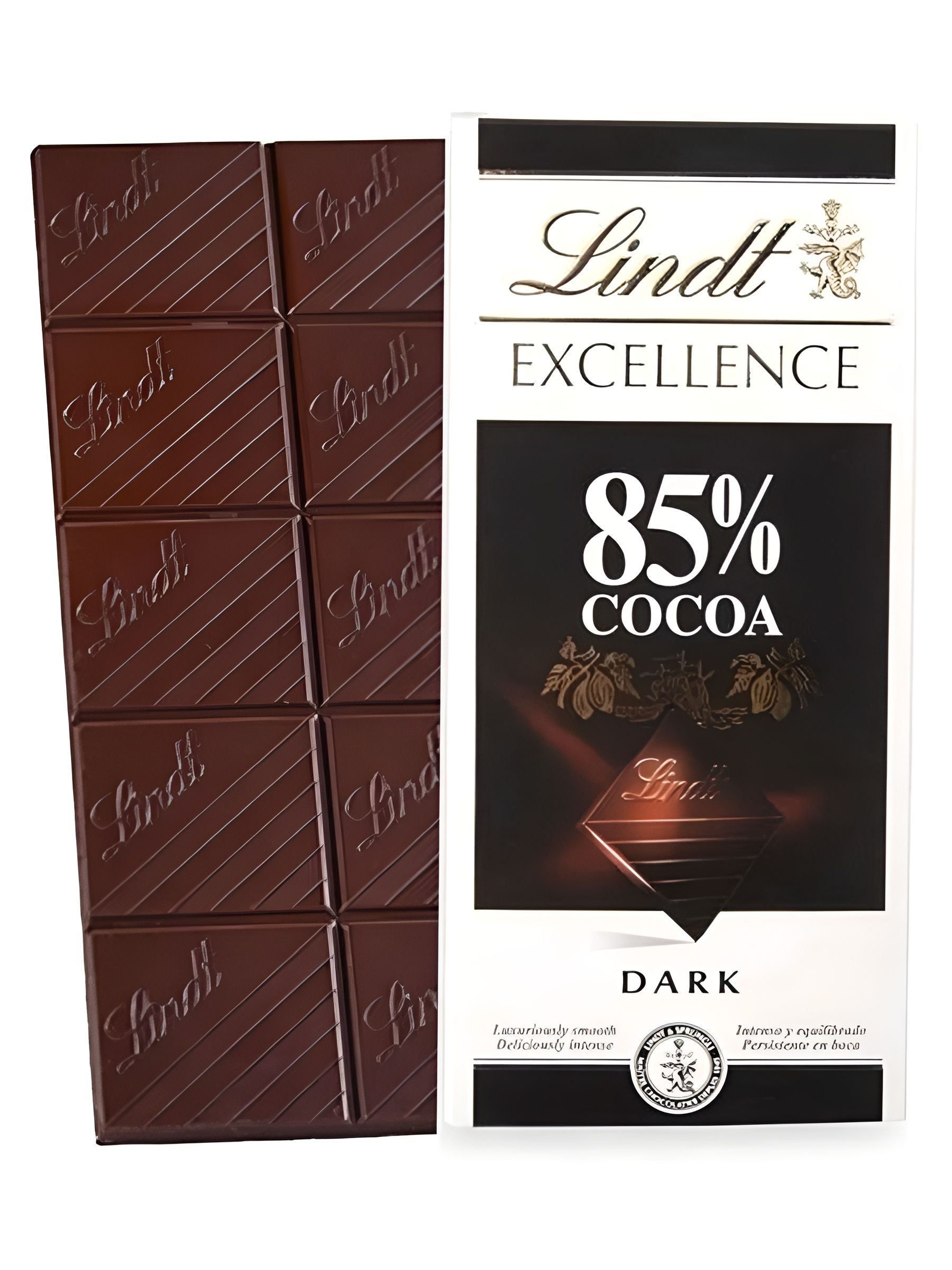 Шоколад горький Lindt Excellence 85% какао (100 гр). 2 шт.
