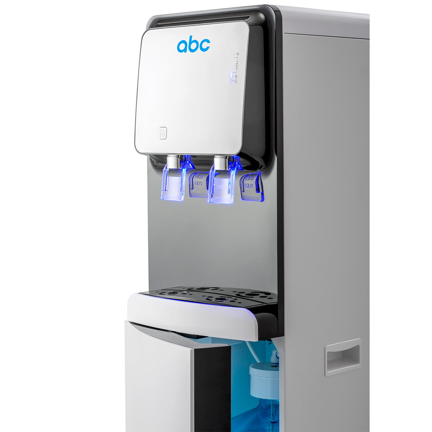 Кулер ABC V800AE white/black