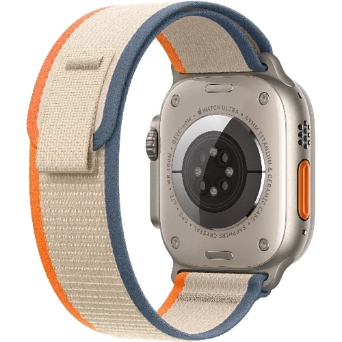 Умные часы Apple Watch Ultra 2 49 мм Titanium Case with Trail Loop (49mm, Бежево-оранжевый M/L, M/L)
