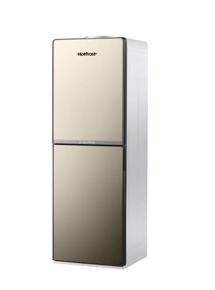 HotFrost Кулер для воды V250CE GOLD со шкафчиком, напольный, с нагревом и охлаждением