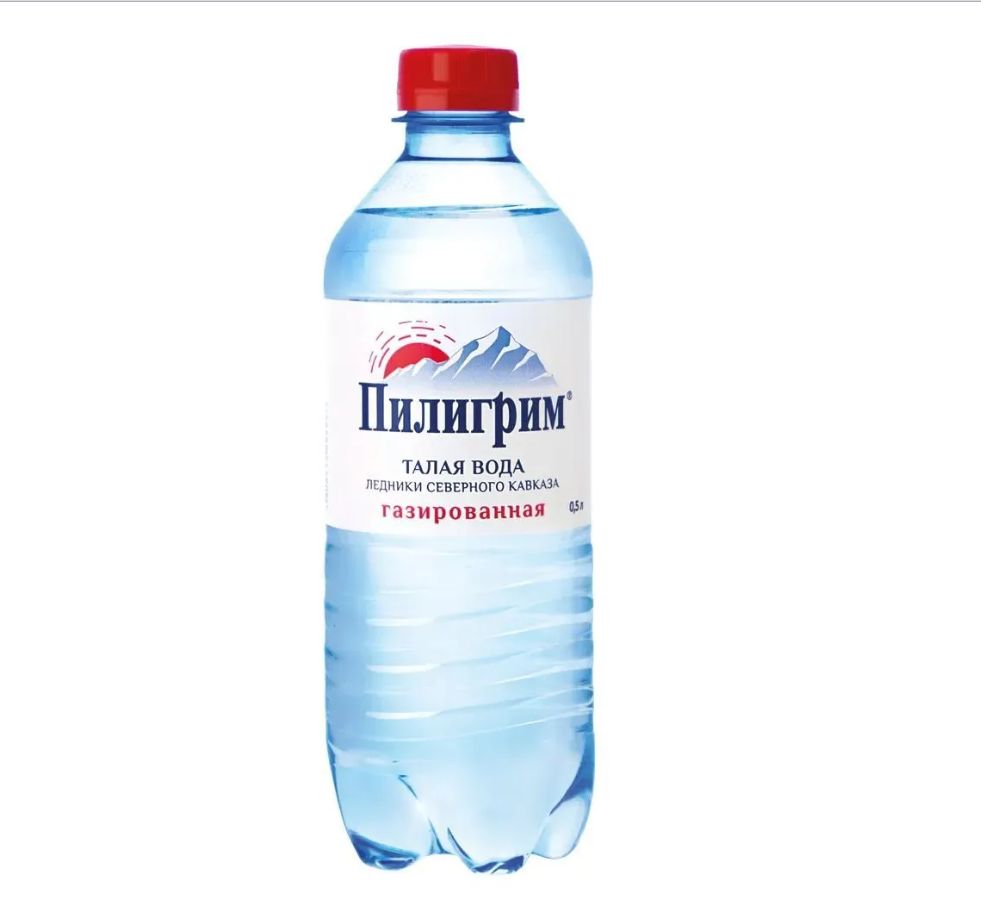 Вода Пилигрим газированная 0,5 л х 12 бут