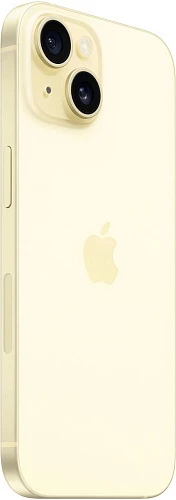 Смартфон Apple iPhone 15 128GB DualSim (Жёлтый, 6 ГБ, 128 ГБ)