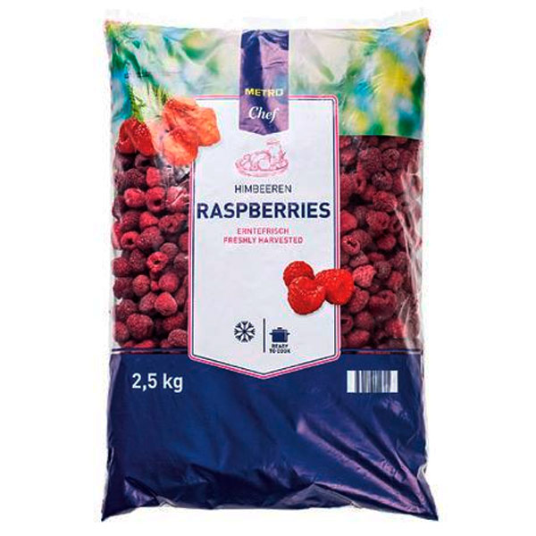 Малина Metro Chef быстрозамороженная 2,5 кг
