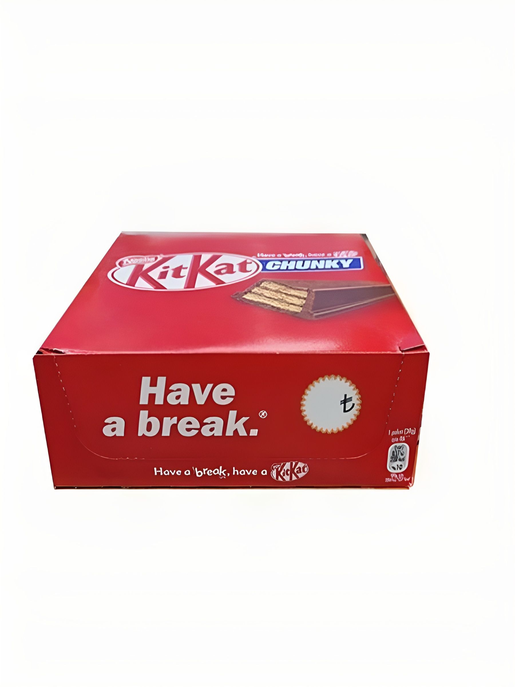 Молочный шоколадный батончик Kit Kat Chunky Chocolate Bar 40 г. 24 шт.