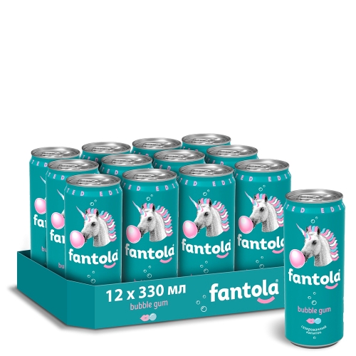 Лимонад Fantola - "Bubble gum" 0.45л