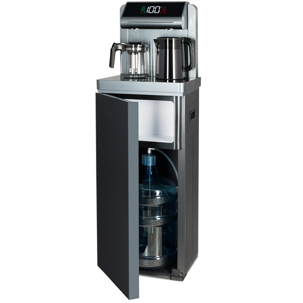 Кулер с чайным столиком Тиабар Ecotronic TB24-LNR grey
