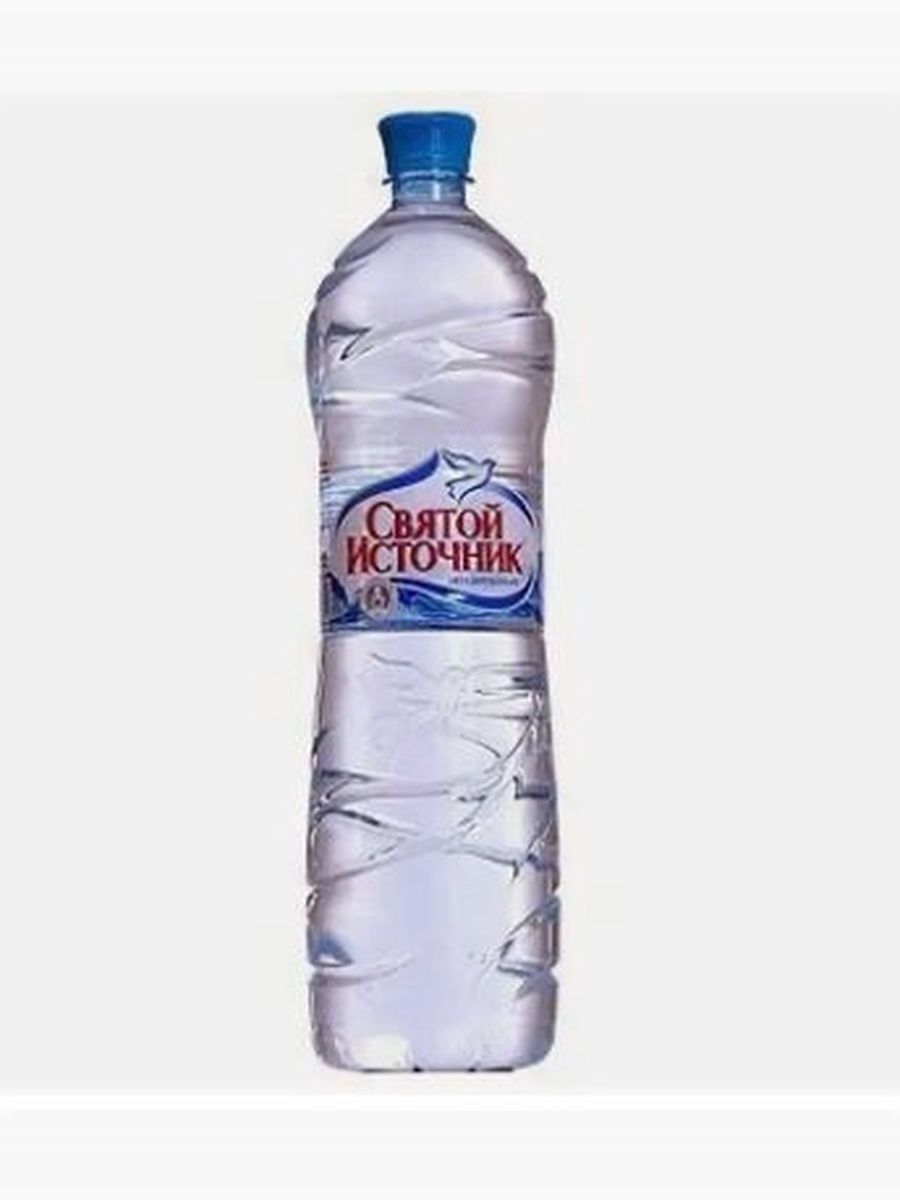 Вода питьевая Святой источник 1,5л, ПЭТ, негазированная. Упаковка 1.5л х 6шт.