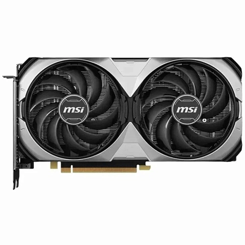 Видеокарта MSI GeForce RTX 4070 12288Mb, Ventus 2X E 12G (RTX 4070 Ventus 2X E 12G) 1xHDMI, 3xDP, Ret (Чёрный)