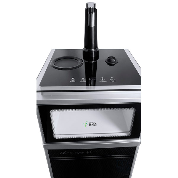 Кулер с чайным столиком Тиабар Ecotronic TB3-LE UV Silver+Black (шкафчик 7 литров)