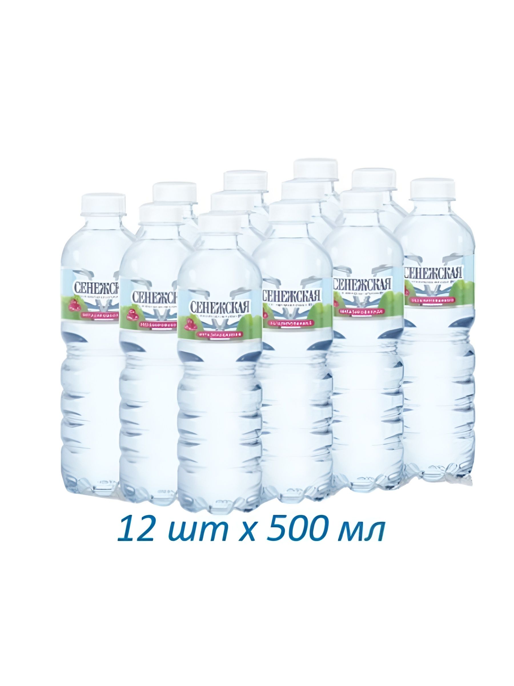 Вода Сенежская питьевая негазированная, 500 мл х 12 шт