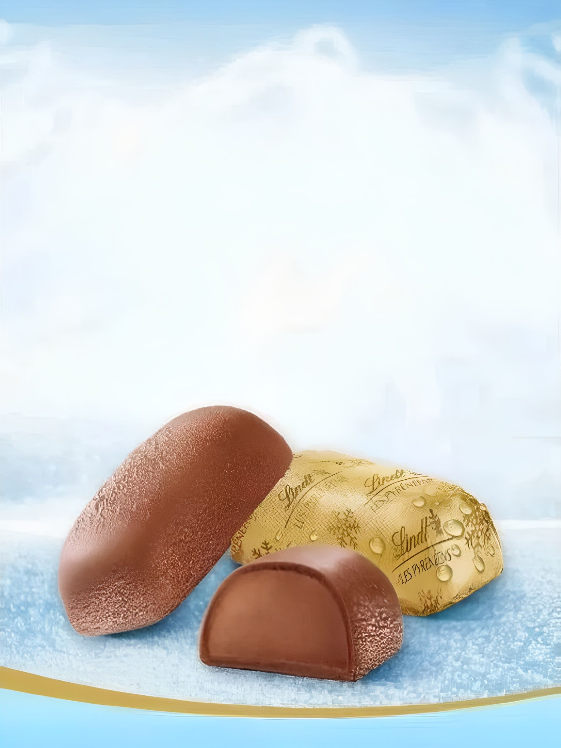 Конфеты шоколадные Lindt "PYRENEENS", ассорти 100 г. 4 шт.