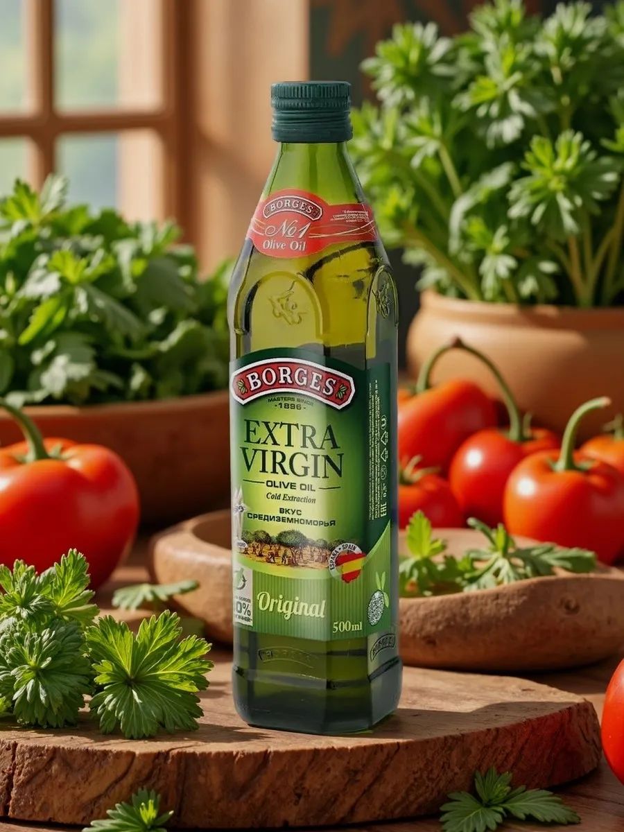 Масло оливковое Borges Fruity Extra Virgin нерафинированное, 500мл х 12шт.