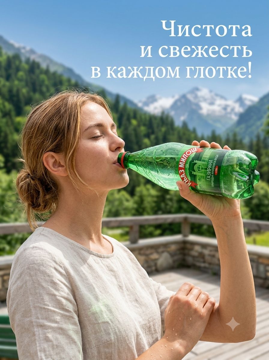 Вода лечебно-столовая Knjaz Milos (Князь Милош) 1.5л х 6 шт.