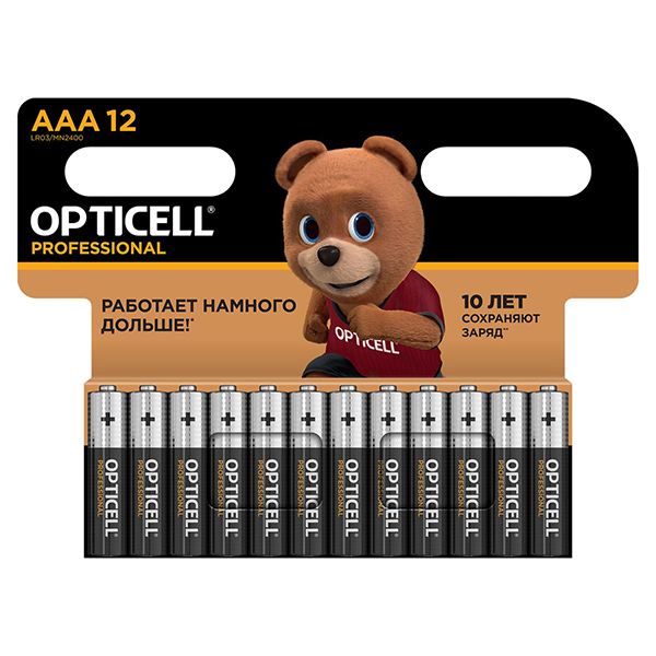 Батарейки Opticell Professional AAA 12 шт