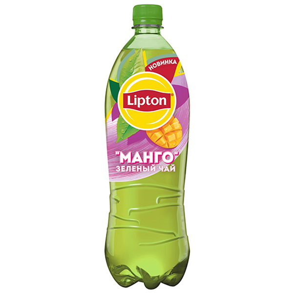 Холодный Чай Lipton / Липтон Манго 1 литр, пэт, 12 шт. в уп.