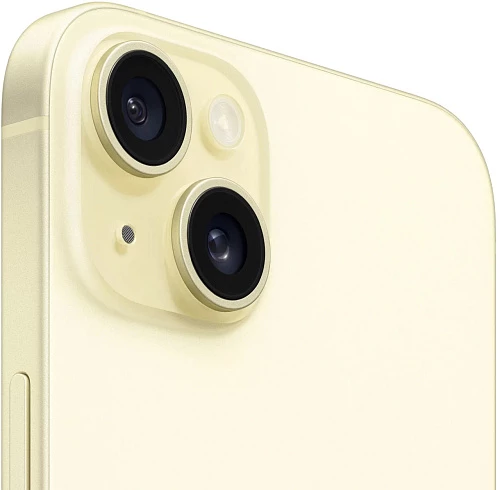 Смартфон Apple iPhone 15 128GB DualSim (Жёлтый, 6 ГБ, 128 ГБ)