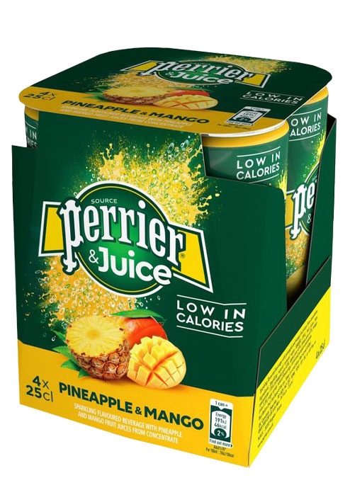 Perrier (Перье) 0.25л - "Ананас-манго"