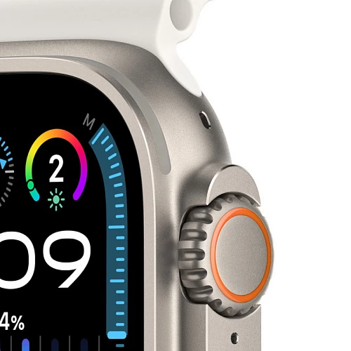 Умные часы Apple Watch Ultra 2 49 мм Titanium Case with Ocean Band (49mm, Белый, One size)