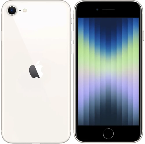 Смартфон Apple iPhone SE (2022) 128GB Global (128 ГБ, Белый, Global, 4 ГБ)