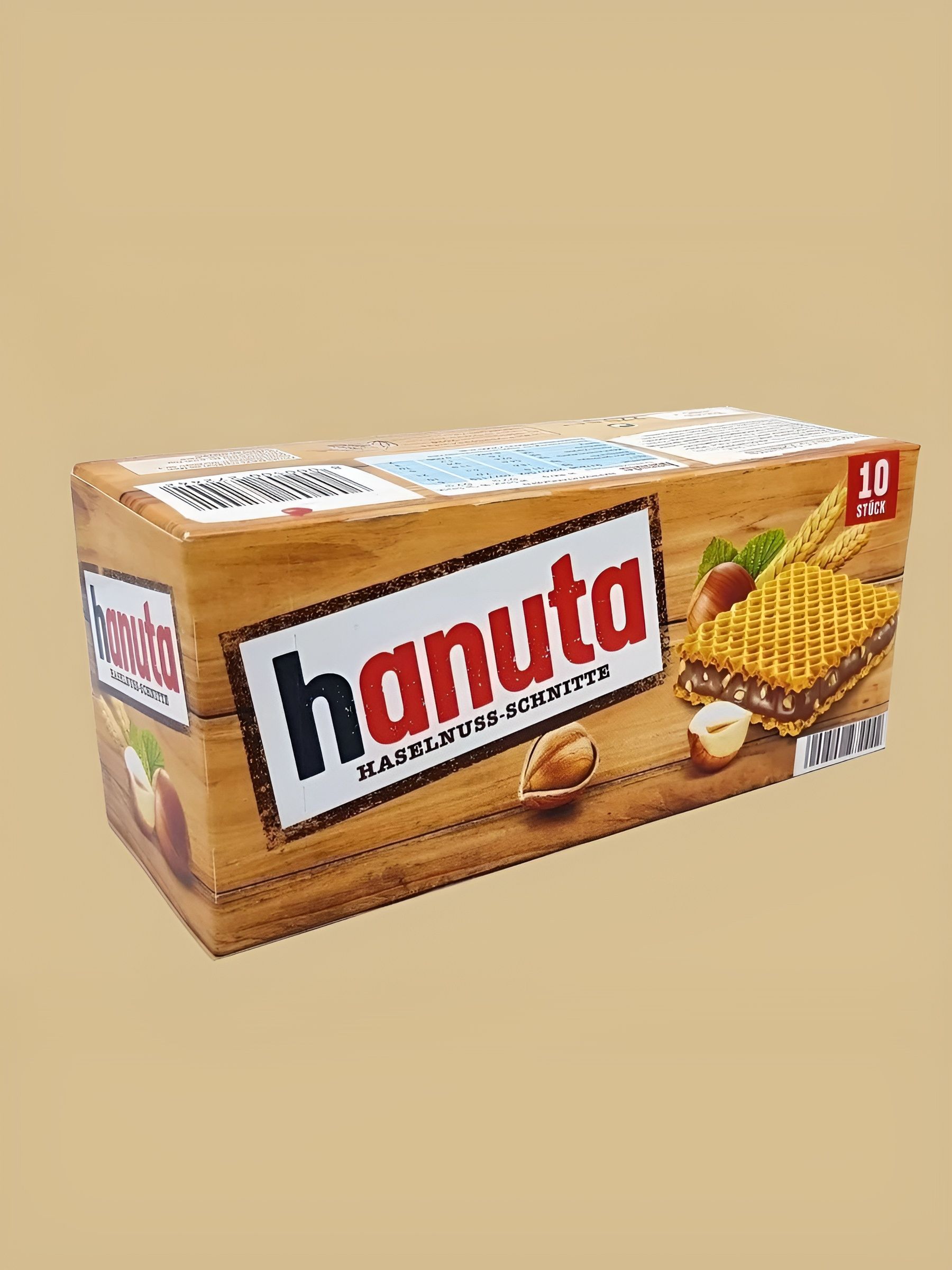 Вафли с шоколадной начинкой Hanuta Hazelnut, 220 гр