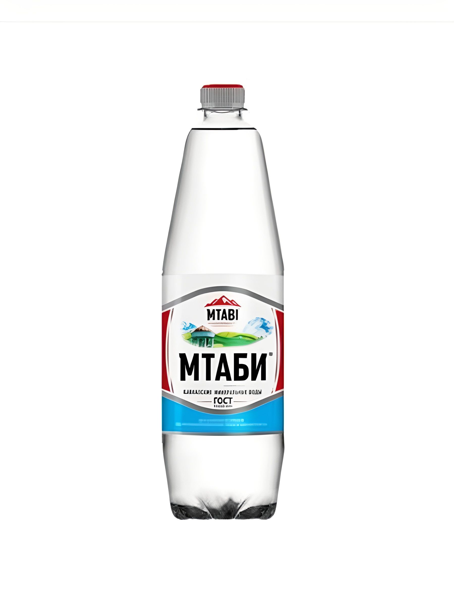 Вода газированная Мтаби Нагутская-26 минеральная лечебно-столовая, ПЭТ 1,25л. Упаковка 6 шт.