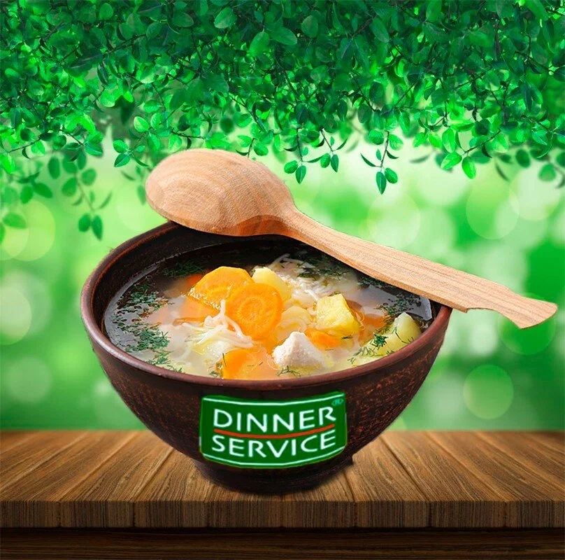 Бульон Dinner Service Куриный Халяль 2кг х 6шт.