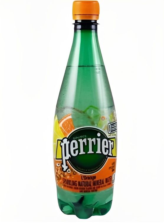 Вода минеральная Perrier (Перье), газированная, Апельсин, 24 шт по 0,5 л.