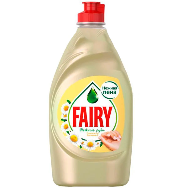Средство для мытья посуды Fairy ромашка+витамин Е 900 мл
