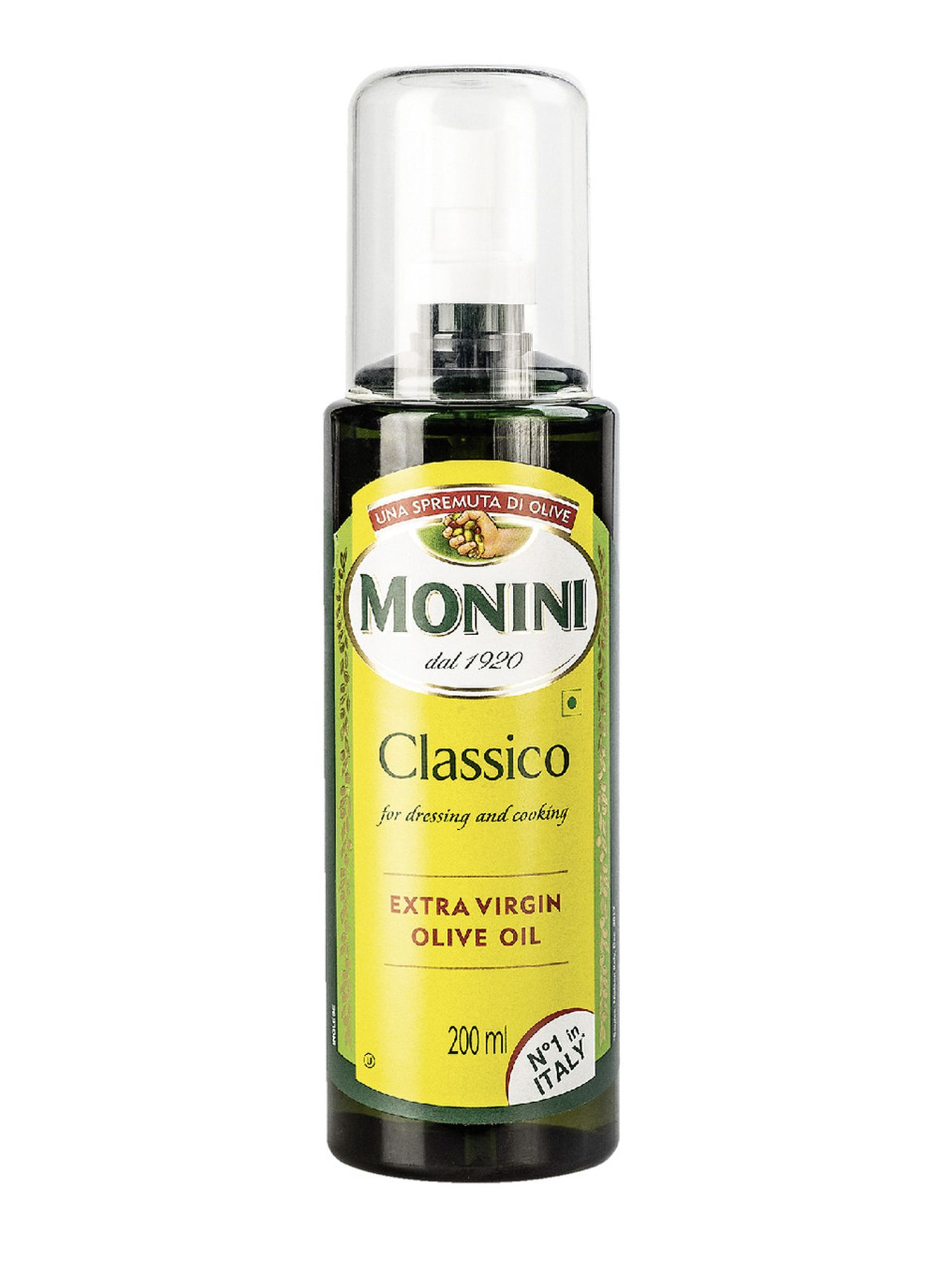 Масло-спрей оливковое Monini Classico Extra Virgin нерафинированное, 200мл х 6шт.