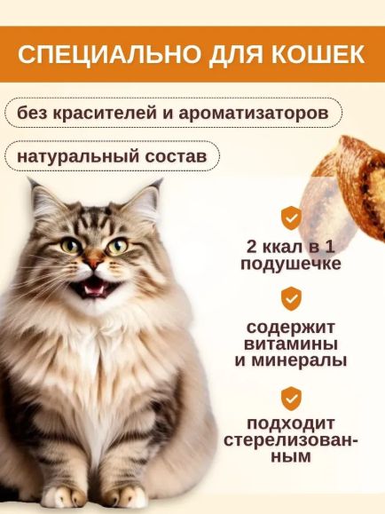 Лакомые подушечки с курицей Dreamies 1680 г (24 упаковки по 140 грамм). Лакомство для кошек. Дримис