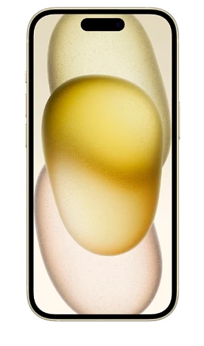 Смартфон Apple iPhone 15 Plus 256GB nanoSim+eSim (Жёлтый, 6 ГБ, 256 ГБ)