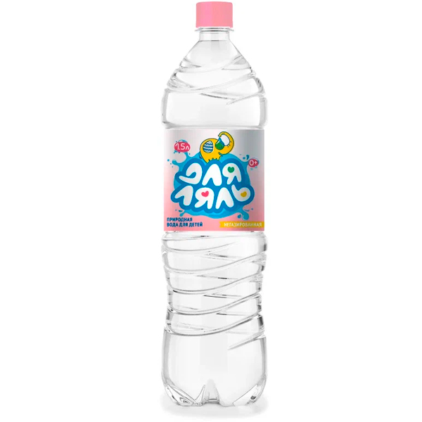 Вода Для Ляль 1.5 литра, без газа, пэт, 6 шт. в уп.