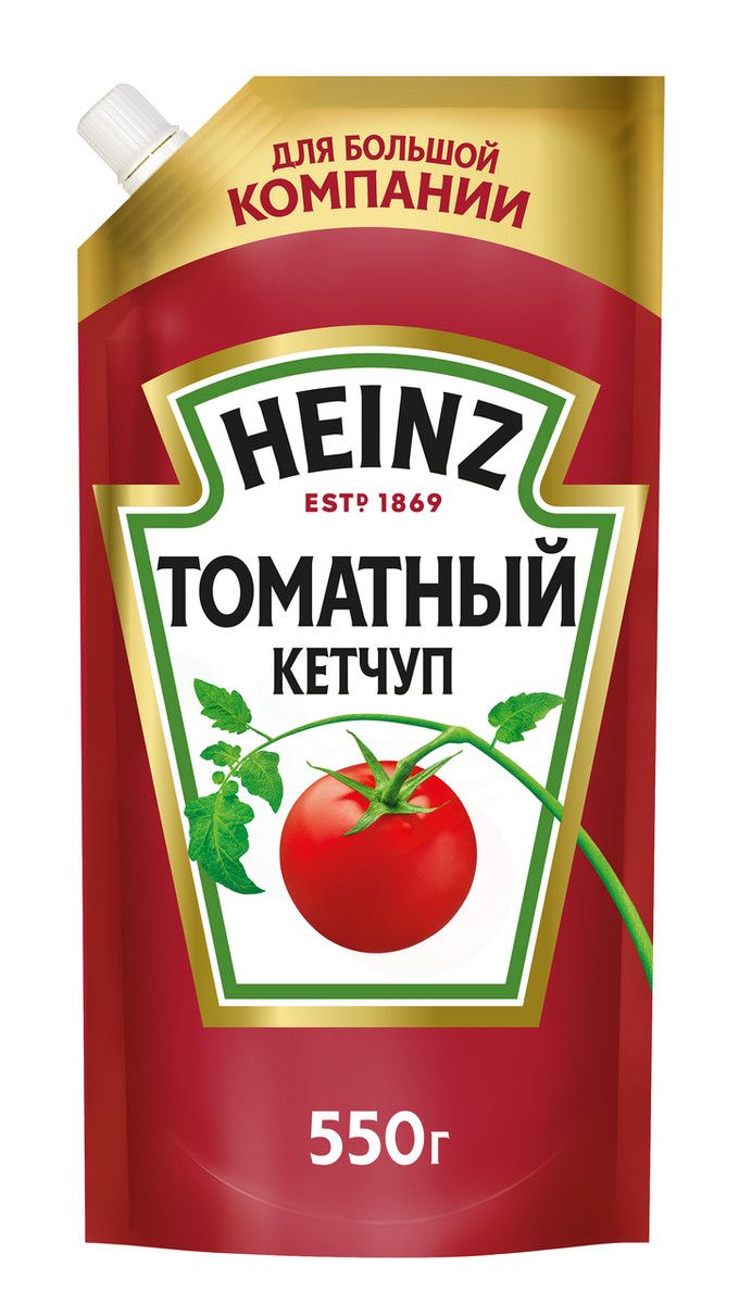Кетчуп томатный Heinz 550г х 16шт