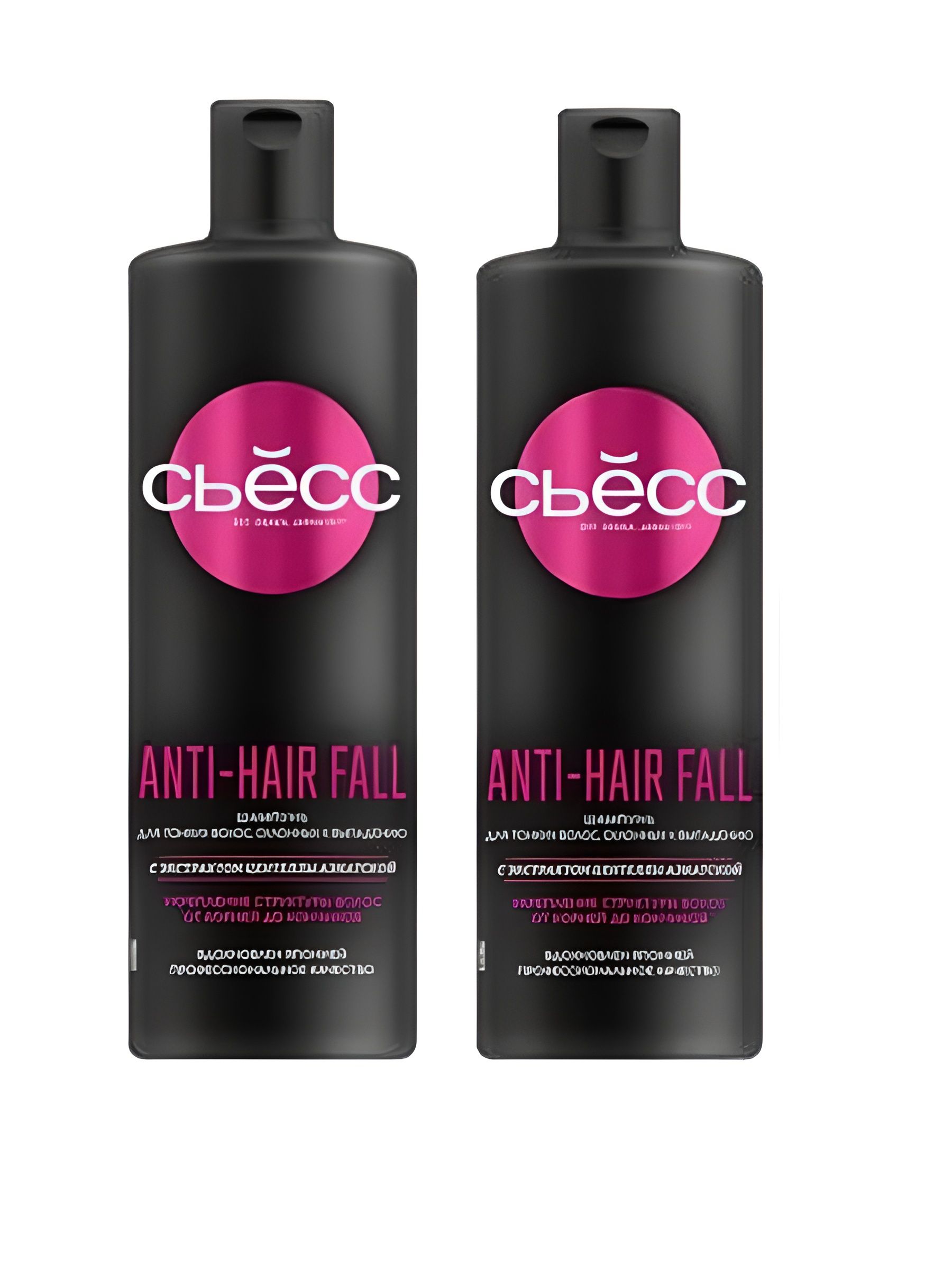 Шампунь женский СЬЕСС Anti-Hair Fall для волос склонных к выпадению, 450 мл. Набор 2 шт