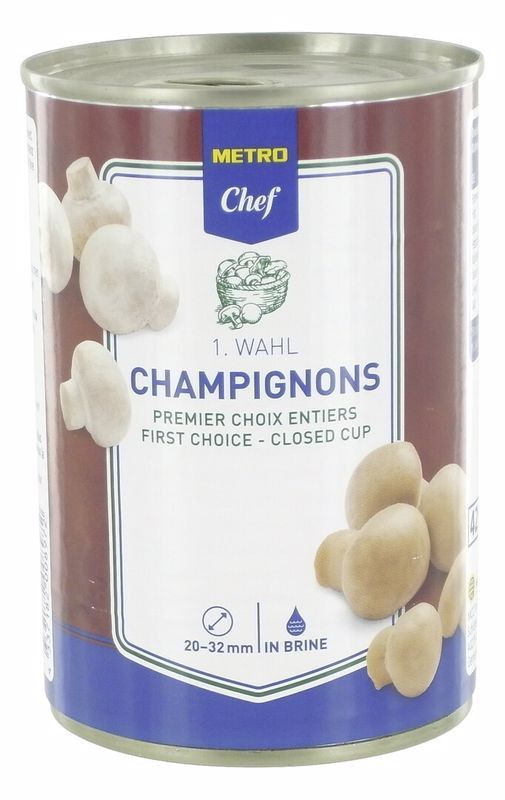 METRO Chef Грибы шампиньоны, 425мл х 24 шт.