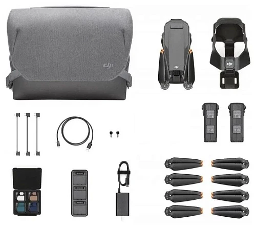 Квадрокоптер DJI Mini 3 Fly More Combo Plus (DJI RC) (Чёрный)
