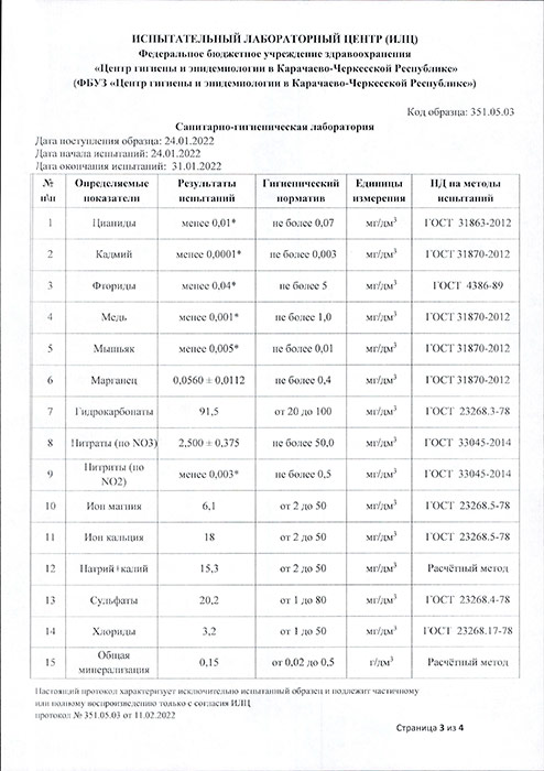 Вода Ледниковая минеральная 5 литров, 2 шт. в уп.