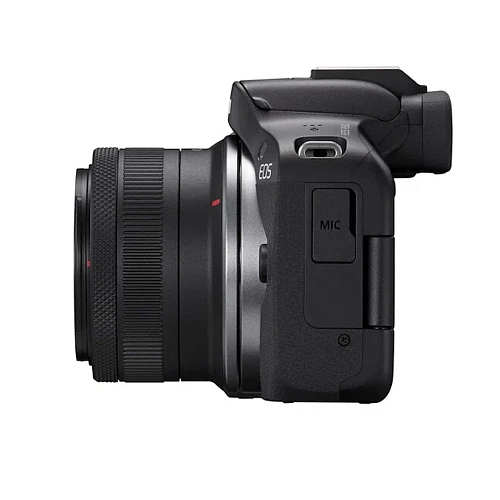 Беззеркальный фотоаппарат Canon EOS R50 kit RF-S 18-45mm IS STM + RF-S 55-210mm (Черный)