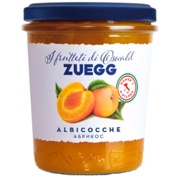 Конфитюр Zuegg Абрикос экстра 320 гр